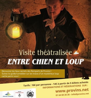 Entre chien et loup, visite théâtralisée