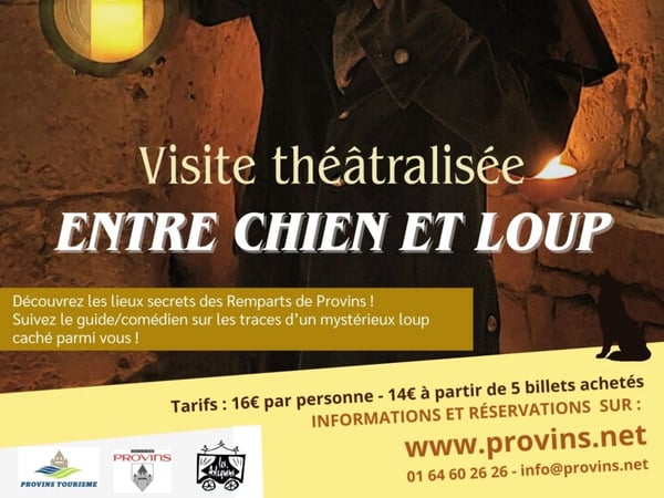 Entre chien et loup, visite théâtralisée