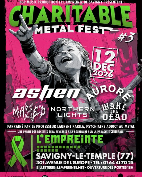Charitable Metal Fest affiche 2026