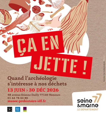Visite guidée de l'exposition « Ça en jette ! Quand l'archéologie s'intéresse à nos déchets »