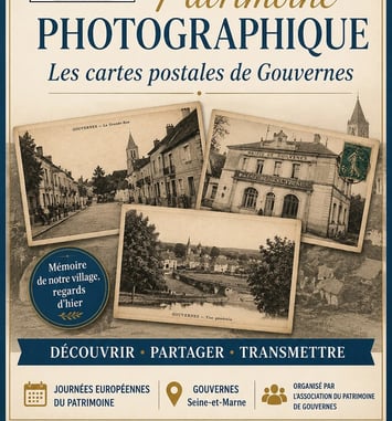 Patrimoine photographique, Les cartes postales de Gouvernes