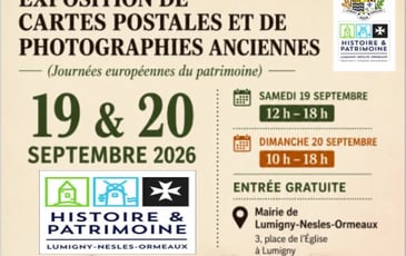 Exposition de cartes postales et de photographies anciennes