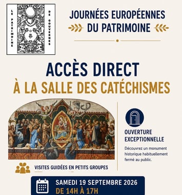 Visite exceptionnelle de la salle des catéchismes