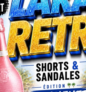Clubbing La Kaz Rétro Short Sandale
