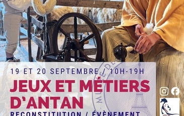 Reconstitution d'époque, jeux et métiers d'antan au Musée de la vie d'autrefois