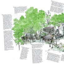 Archéologie d'un village visionnaire