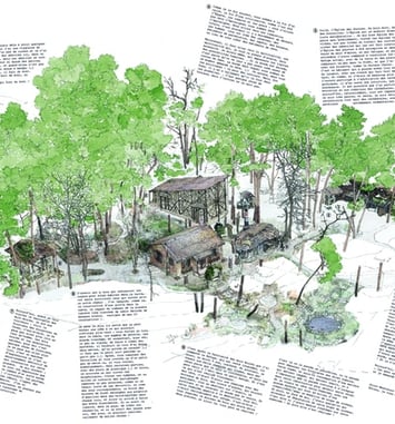 Archéologie d'un village visionnaire