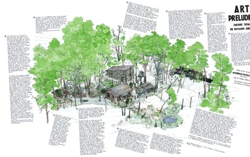 Archéologie d'un village visionnaire