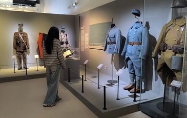 Visite de l'expo « Couleurs de guerre »