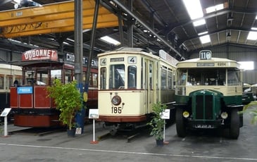 Visite du Musée des transports urbains de France