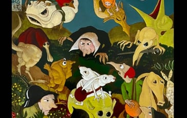 Aperçu de la Maison des Compagnons, exposition peintures et sculptures