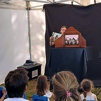 Lecture kamishibaï « J'veux aller à la chasse aux rennes »