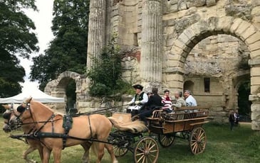 Promenades en calèche dans le parc du château