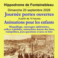 Journée porte ouverte à l'hippodrome de Fontainebleau