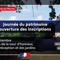 Visites guidées des jardins, d'un salon de réception et de la cour d'honneur de la préfecture de Seine-et-Marne
