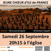Lueurs – Concert du Jeune Chœur d’Île-de-France