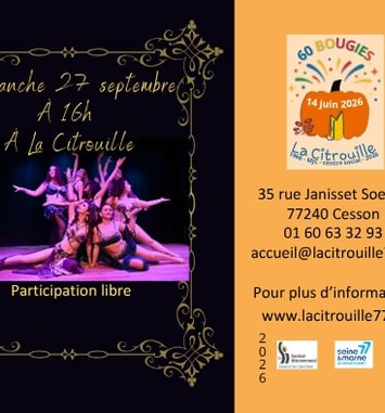 Spectacle de danse orientale