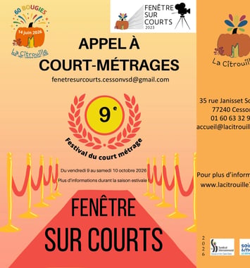 Festival de courts métrages « Fenêtre sur courts » de Cesson Vert-Saint-Denis