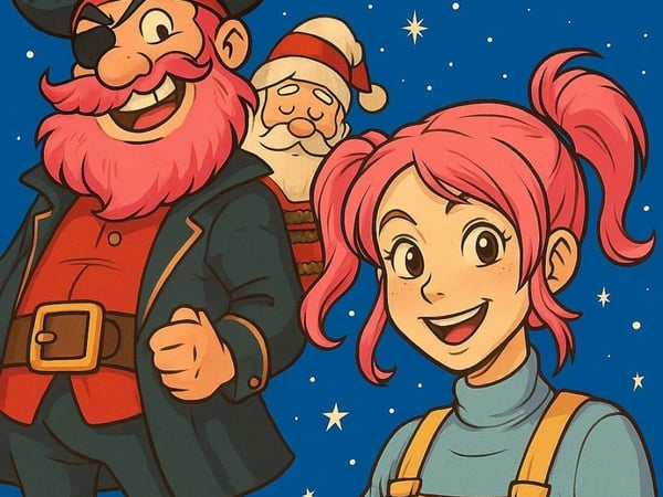 Mlle Rose contre le pirate de Noël